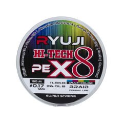 Ryuji Hi-Tech X8 150m 0.13mm Multi Color İp Misina