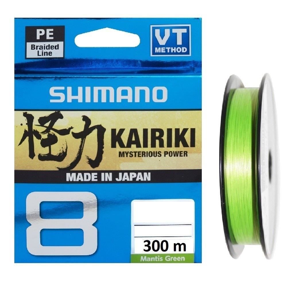 Shimano Kairiki 8 300 m Mantis Green 0.06 mm