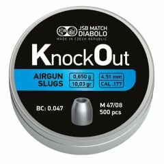 JSB DIABOLO KNOCKOUT 4.51 MM HAVALI SACMA (CAL177)