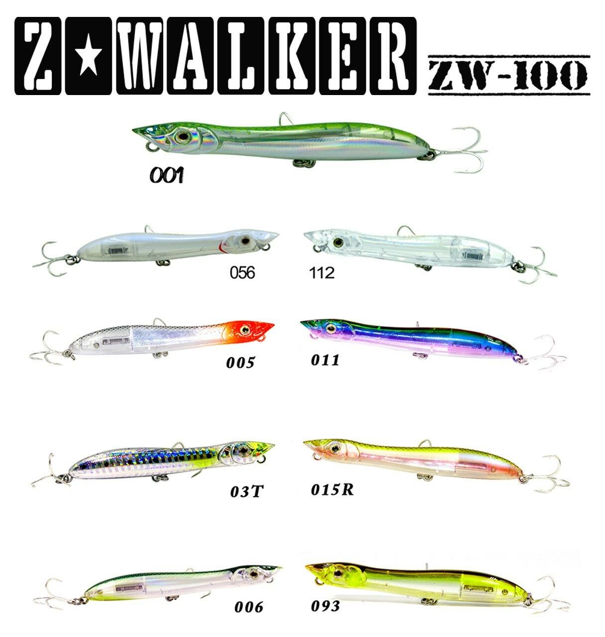 Fujin Z-Walker 100mm 11gr Su Üstü Maket Balık