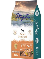 Mystic Az tahıl Yetişkin Köpek maması somonlu 15kg