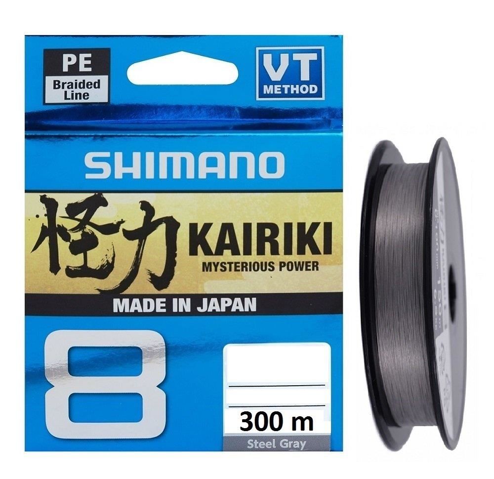 Shimano Kairiki 8 300m Steel Gray 0.16mm