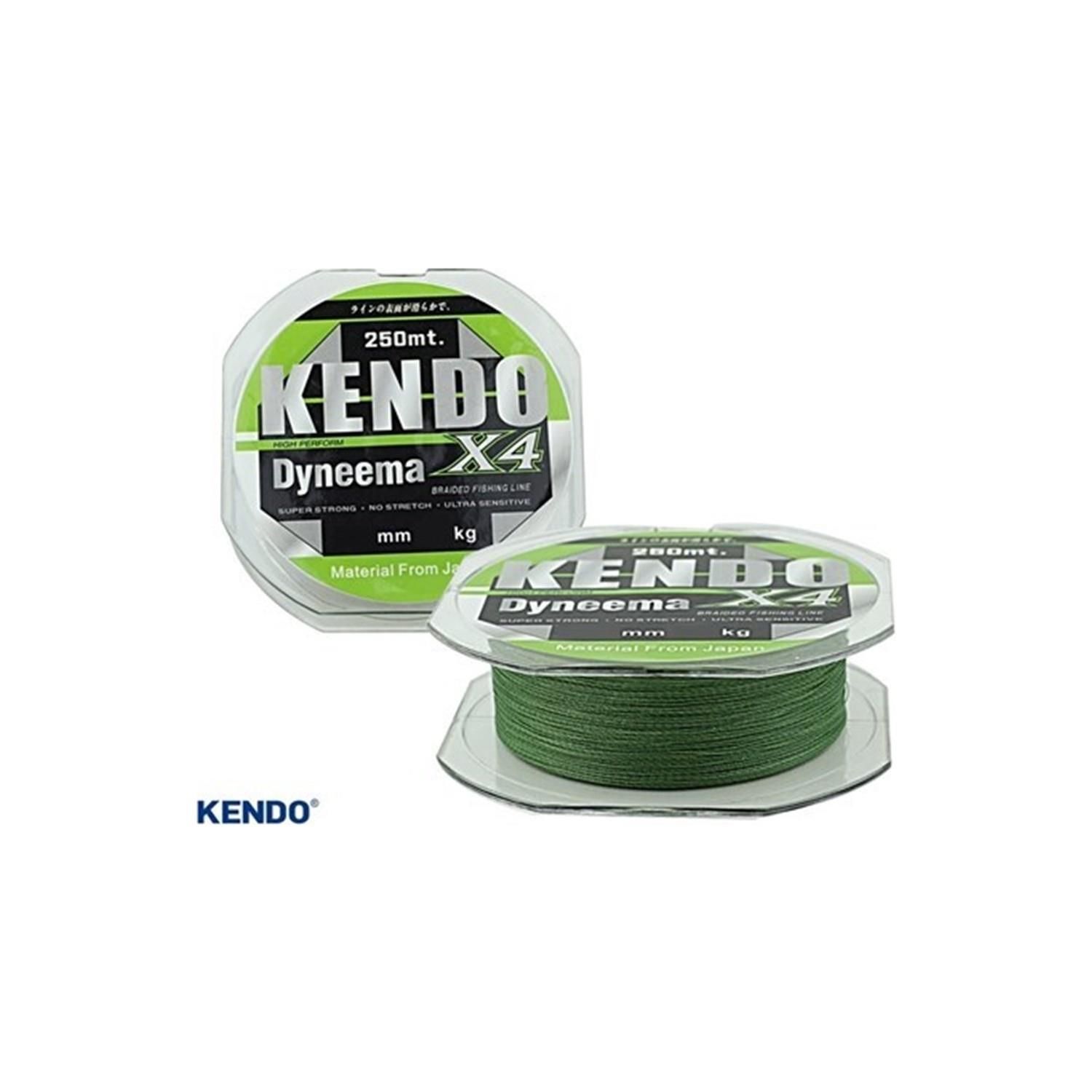 Kendo Dynema 4 Örgü 250MT Yeşil/Green İp Misina