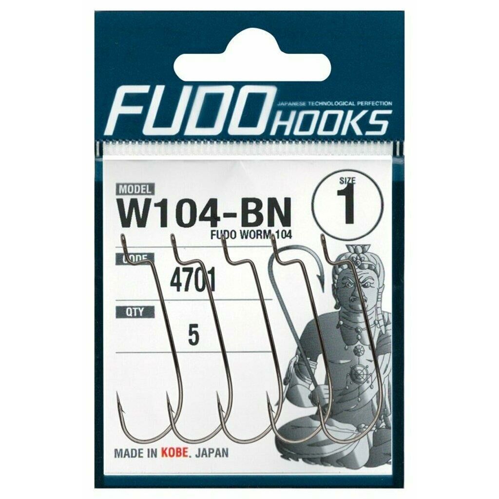 Fudo 4701 Worm İğne Black Nikel No:1