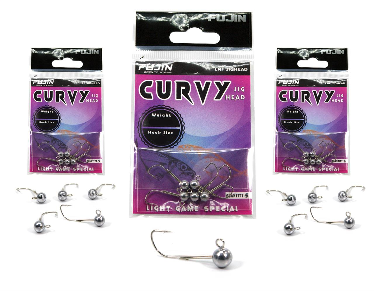 Fujin Curvy Jig Head 0,7gr #8