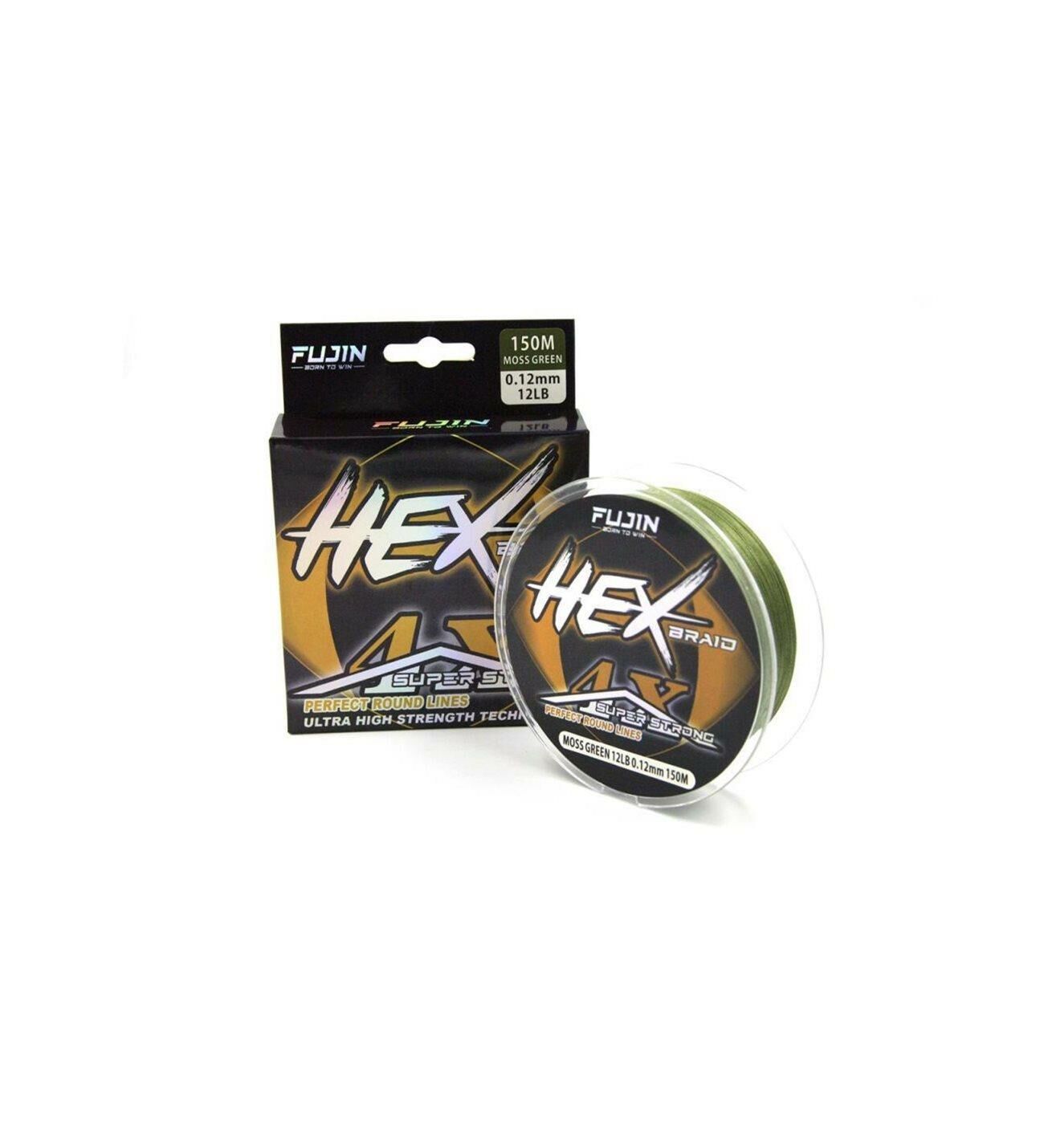 Fujin Hex 150mt 0,12mm 4x Moss Greeni İp Misina