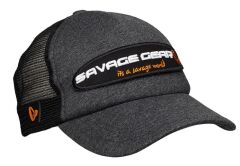 Savage Gear Attitude Cap Onesize Grey Melange Şapka