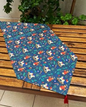 Kurşun Asker Desenli Runner