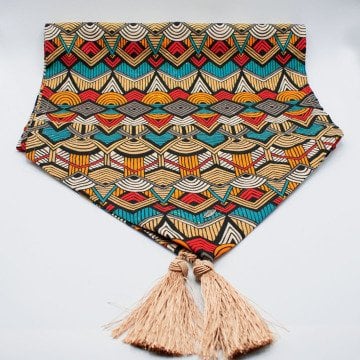 Turkuvaz Sarı Zigzag Geçişli Runner