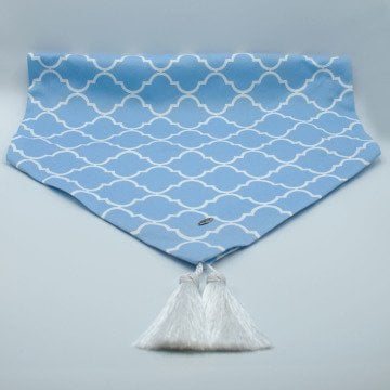 Mavi Beyaz Moroccan Runner