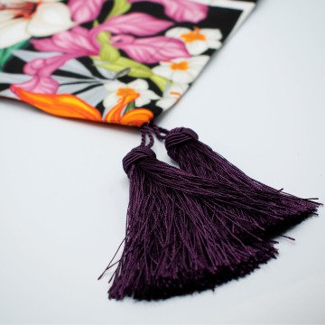 Zigzag Çiçek Desenli Runner