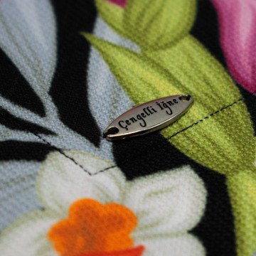 Zigzag Çiçek Desenli Runner
