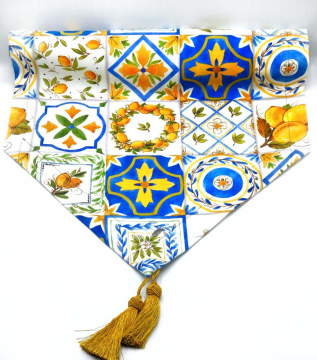 Limon Seramik Desenli Runner