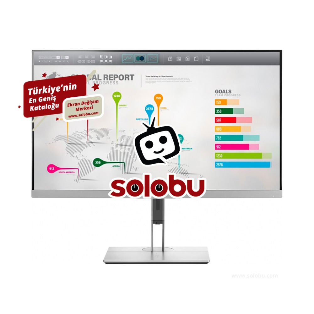 HP EliteDisplay E273q (1FH52AT) Monitör Ekran Değişimi