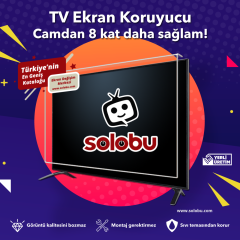 Solobu 32 inç (82 Ekran) LED TV Ekran Koruyucu Cam