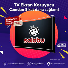 Solobu 75 inç (190 Ekran) Curved LED TV Ekran Koruyucu Cam