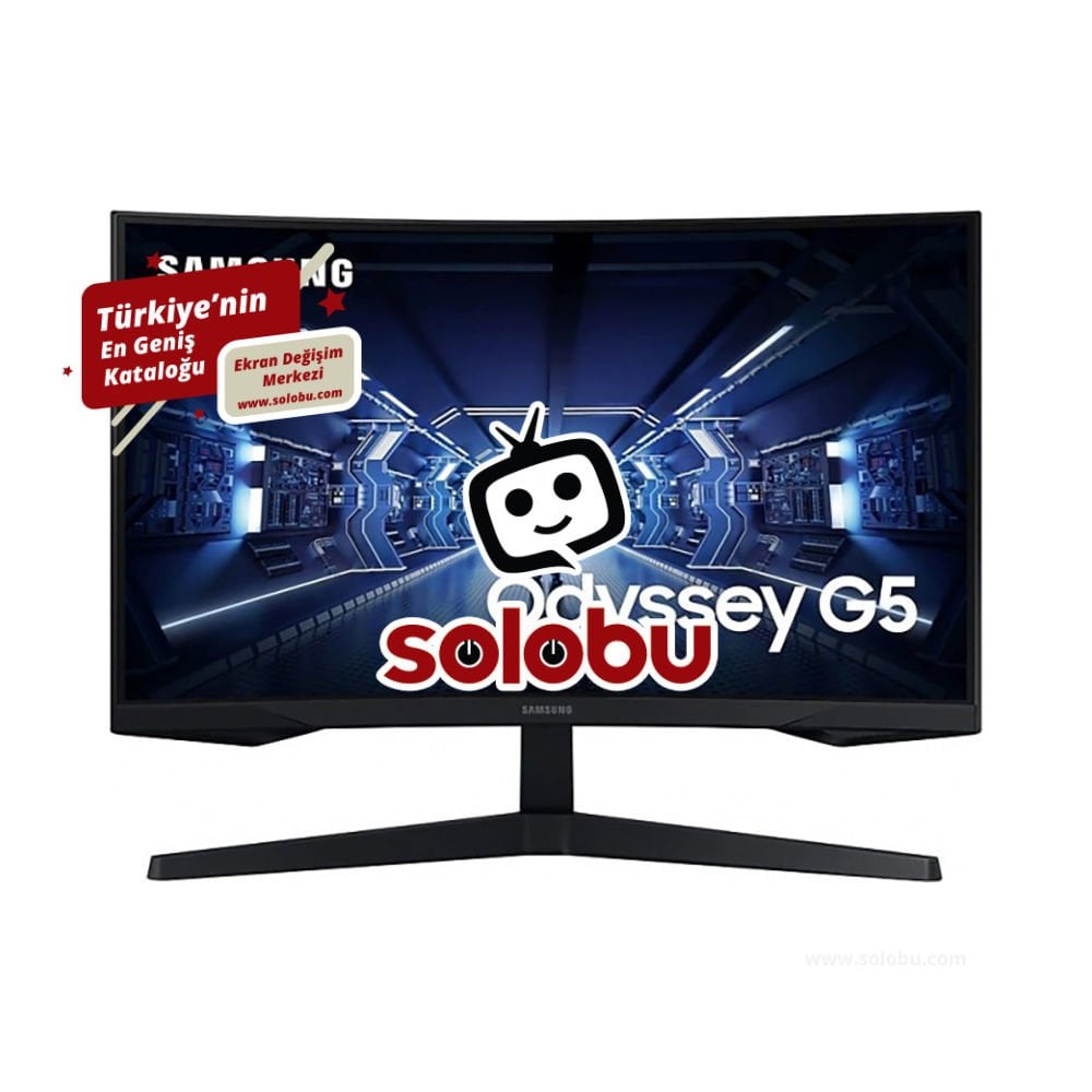Samsung Odyssey G5 27'' LC27G55TQWMXUF Monitör (C27G55TQWM) Ekran Değişimi