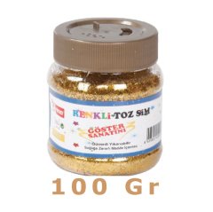 Toz Sim 100 gr ALTIN Renk (Okul Öncesi Kırtasiye Malzemeleri)