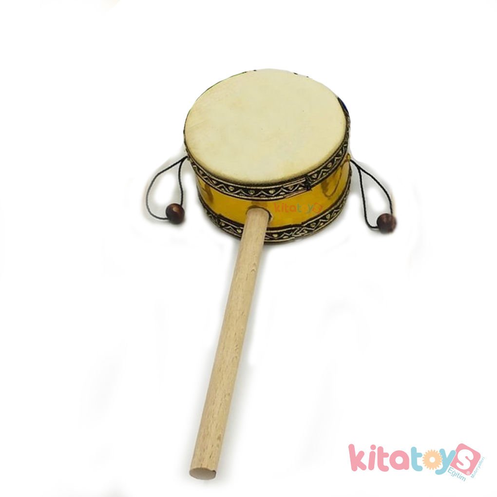 Tef (Boncuklu Tef) Müzik Aleti İpli Davul