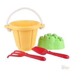 Kum Plaj Seti LC (Oyuncak Kova Tırmık Kürek) 30836 Sarı