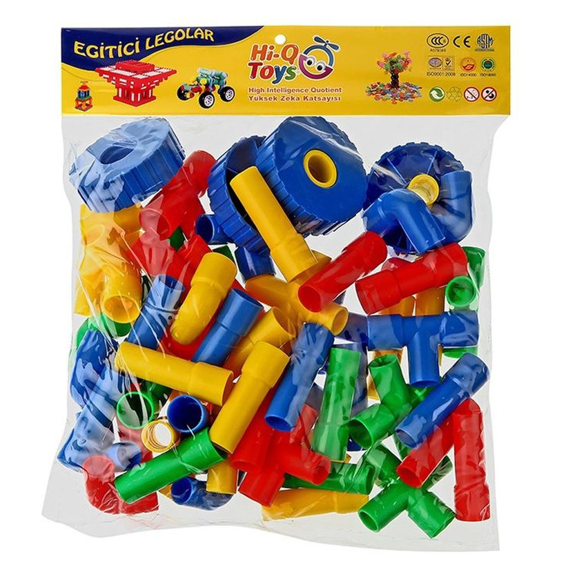 Tekerlekli Boru-Dirsekler Lego 56 Parça