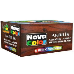 Akrilik Boya 6'Lı Paket 30 ml /180 ml