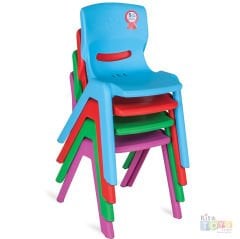 Kırılmaz Happy Sandalye (Anaokulu Plastik Sandalyesi) 33 cm
