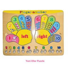 Yeni Eller Puzzle (Sayı Kavramı) Sağ Sol Puzzle