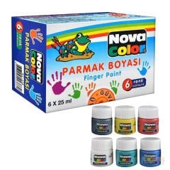 Parmak Boyası 6'Lı Paket 6x25 ml