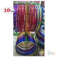 Hula Hoop (10 Adet) Ø 60 cm (Anaokulu Spor Oyun Koordinasyon Malzemeleri HulaHop)