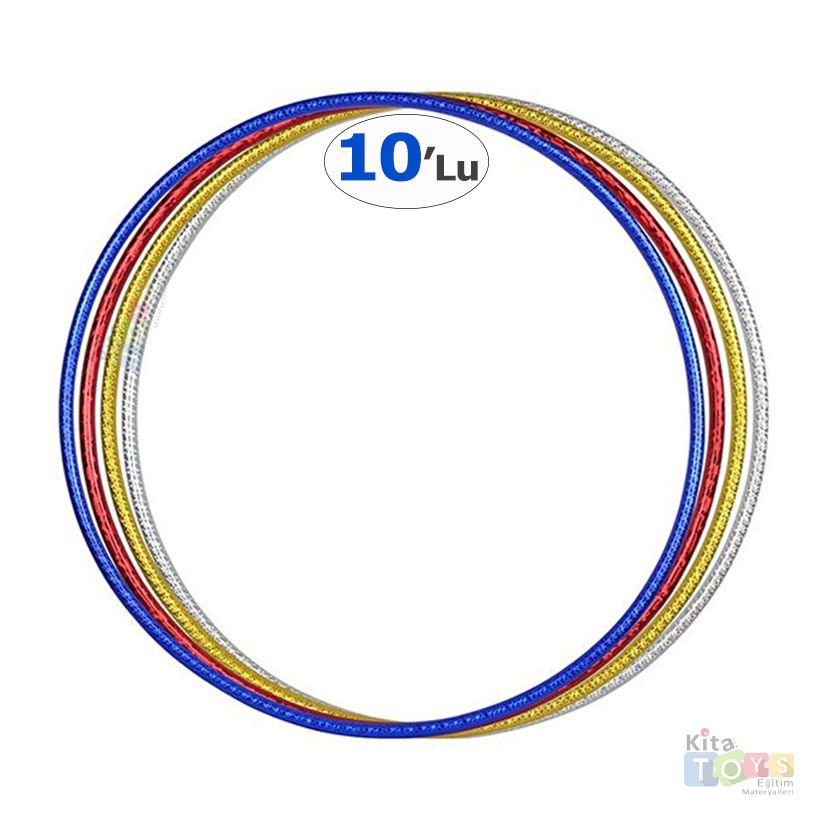 Hula Hoop (10 Adet) Ø 50 cm (Anaokulu Spor Oyun Koordinasyon HulaHop)