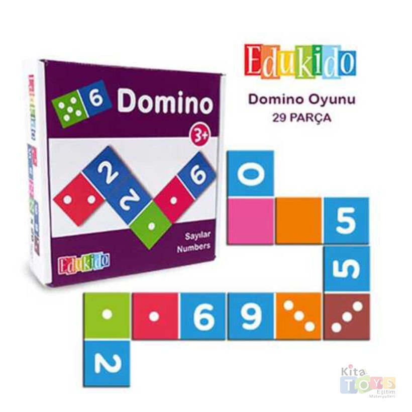 Domino Sayılar Hafıza Kart Oyunu (Anaokulu Oyuncakları)