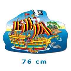 Korsan Gemisi (DEV BOY) Puzzle (Anaokulu Oyuncak)