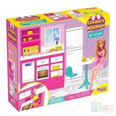Linda'nın Mutfağı Oyun Seti (Mini Evcilik Oyuncakları) 03665