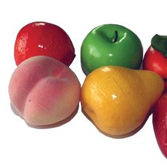 Oyuncak Meyve 6 Adet (Manav Merkezi) 6-9 cm Çap