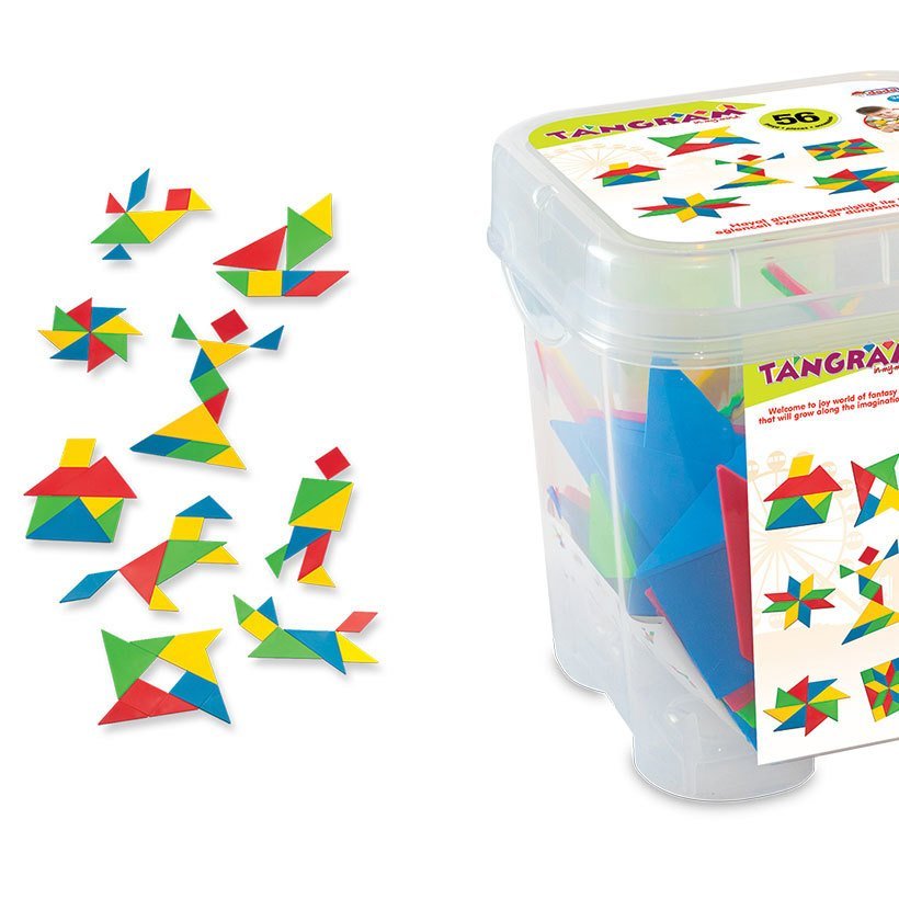 Eğitici Tangram Box 56 Parça