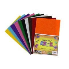 Keçe Yapışkanlı 20x30 cm 10'Lu Renk
