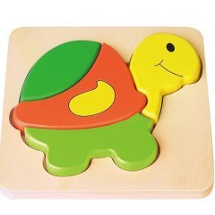 Kaplumbağa Ahşap Puzzle (Yapbozlar)