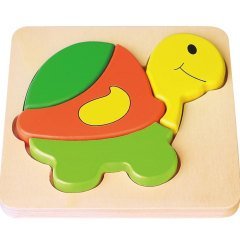 Kaplumbağa Ahşap Puzzle (Yapbozlar)
