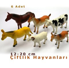 Çiftlik Hayvanları 6'Lı Set (Evcil Hayvanlar)