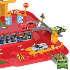 Katlı Garaj Araba Oyun Seti-Otopark