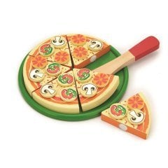 Ahşap Pizza (Oyuncak Yemek)