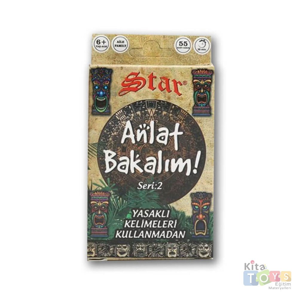 Anlat Bakalım Seri 1-2 (Eğitici Oyun Kartı) Star