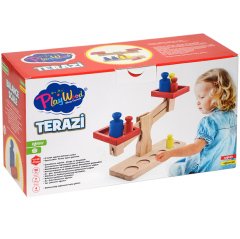 Ahşap Terazi (Play Wood Tartı) Market Oyuncak