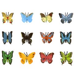 Kelebekler Seti 1 (12 Adet 4-5 cm)
