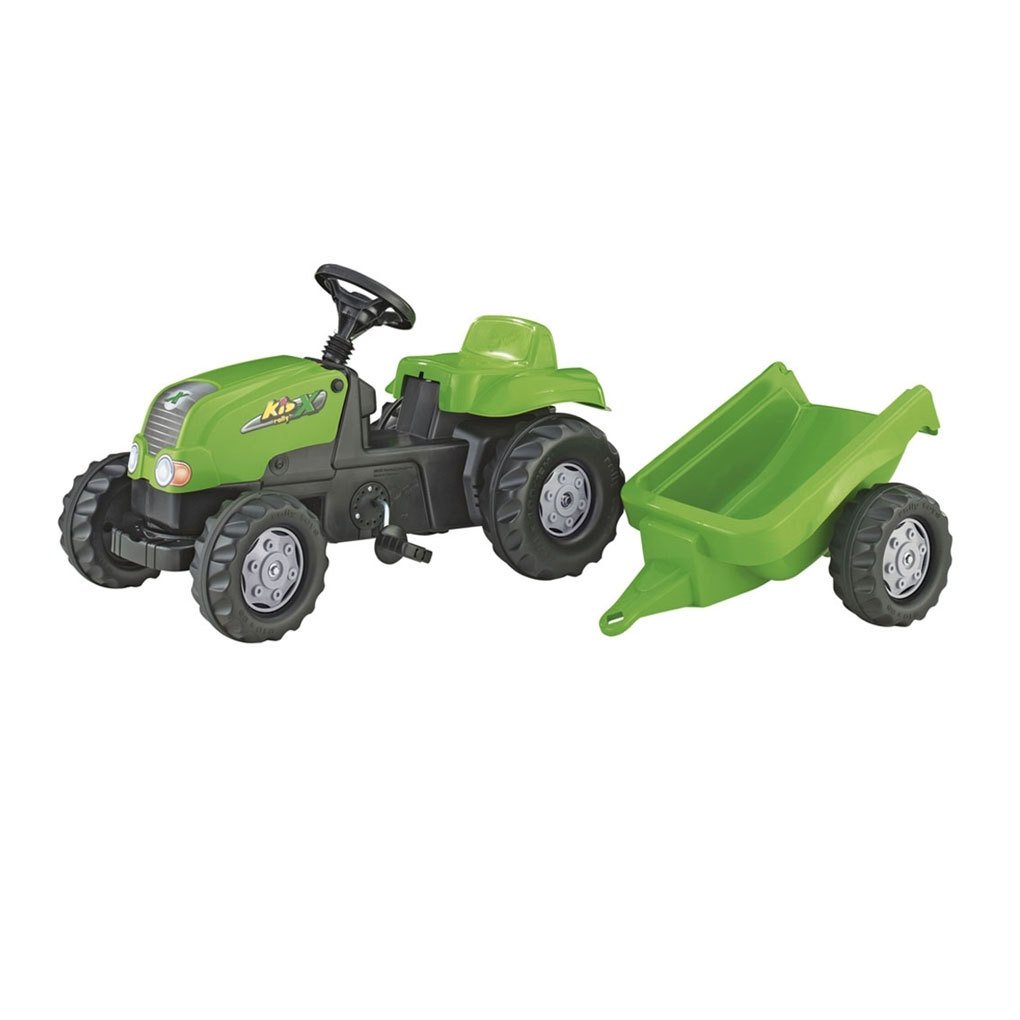 Rolly Römorklu Yeşil Traktör- Anaokulu Oyun Aktivite