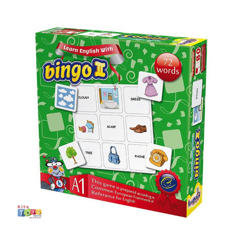 Bingo 2 Eğitici Oyun Kartları