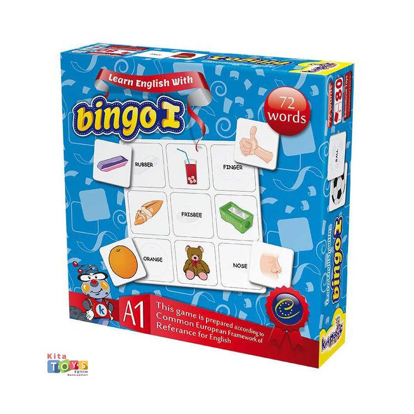 Bingo 1 (Eğitici Oyun Kartları)