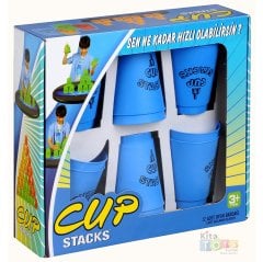 Cup Stacks 12'Li (Hızlı Bardaklar Oyunu) Ritim Bardağı