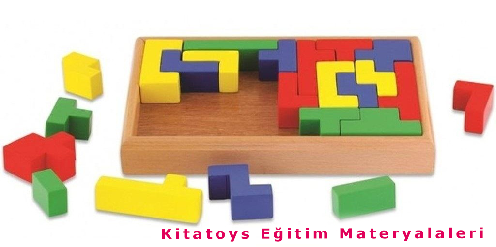 Pentomino Ahşap Puzzle (Eğitici Bulmaca) Penta